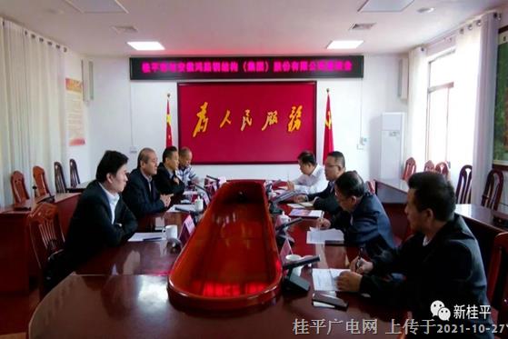 桂平市與安徽鴻路鋼結(jié)構(gòu)（集團(tuán)）股份有限公司舉行座談會
