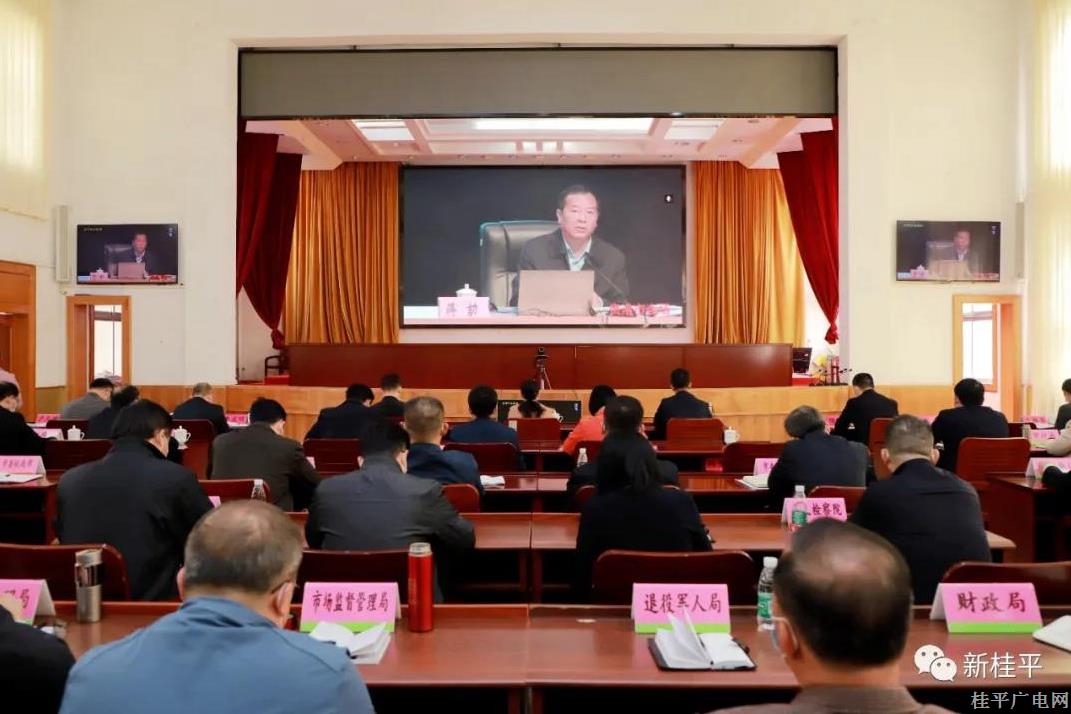 桂平市組織參加學(xué)習(xí)貫徹黨的十九屆六中全會(huì)精神自治區(qū)宣講團(tuán)報(bào)告會(huì)
