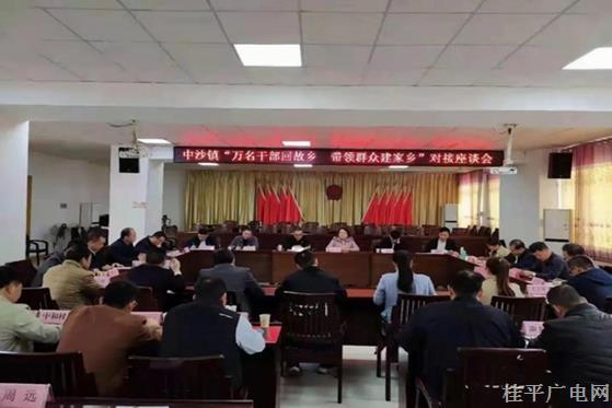 【鄉(xiāng)村振興 桂平行動(dòng)】中沙鎮(zhèn)組織召開“萬名干部回故鄉(xiāng) 帶領(lǐng)群眾建家鄉(xiāng)”對接座談會