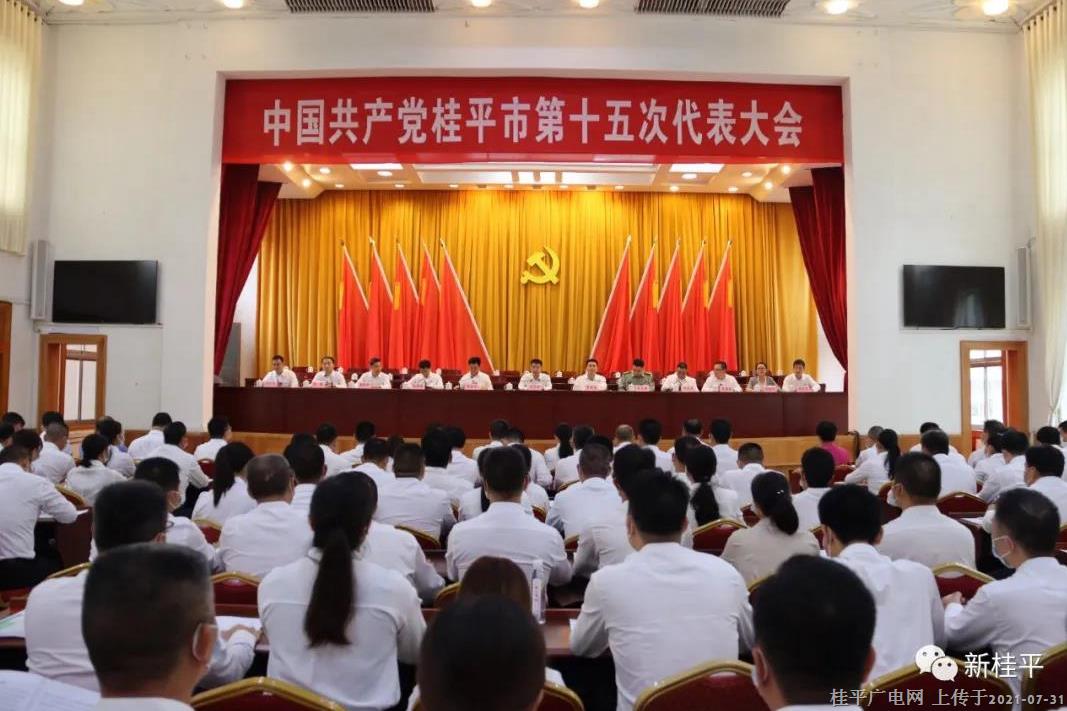 中國共產(chǎn)黨桂平市第十五次代表大會組織召開大會預(yù)備會議