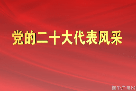 開欄的話（二十大代表風(fēng)采）