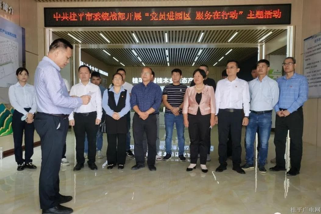 桂平市委統(tǒng)戰(zhàn)部開展“黨員進(jìn)園區(qū) 服務(wù)在行動(dòng)”主題活動(dòng)