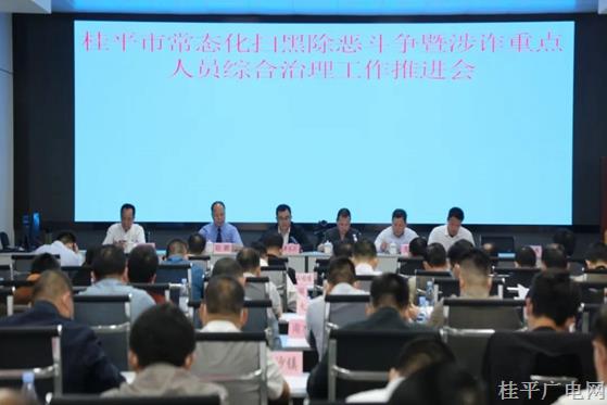 桂平市召開常態(tài)化掃黑除惡斗爭暨涉詐重點人員綜合治理工作推進(jìn)會