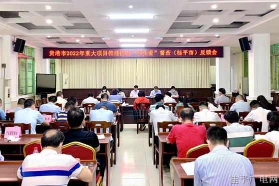 貴港市2022年重大項(xiàng)目推進(jìn)情況“回頭看”督查組到我市召開項(xiàng)目督查情況反饋會
