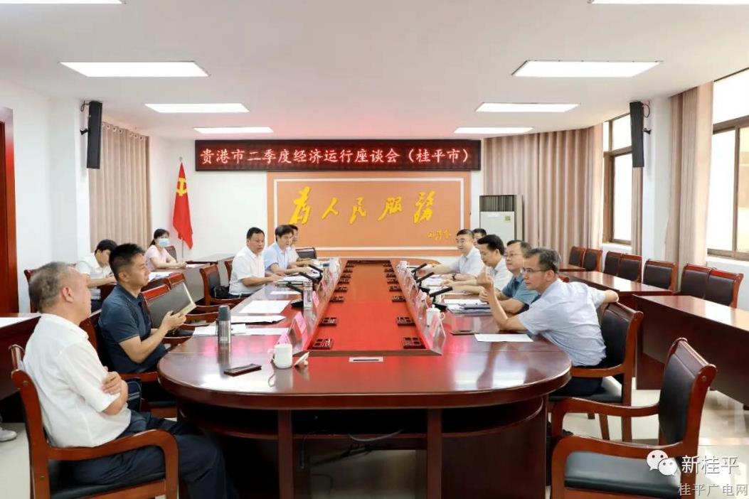 貴港市領(lǐng)導(dǎo)到我市調(diào)研二季度經(jīng)濟(jì)運(yùn)行工作