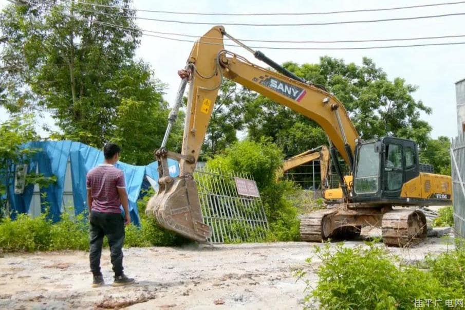桂平市扎實推進違法圖斑拆除復(fù)耕工作