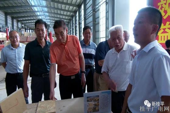 桂平市離退休干部觀摩我市重大項(xiàng)目建設(shè)