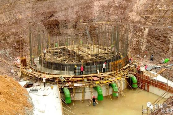 桂平市新安水廠取水口項(xiàng)目正在加緊建設(shè)中