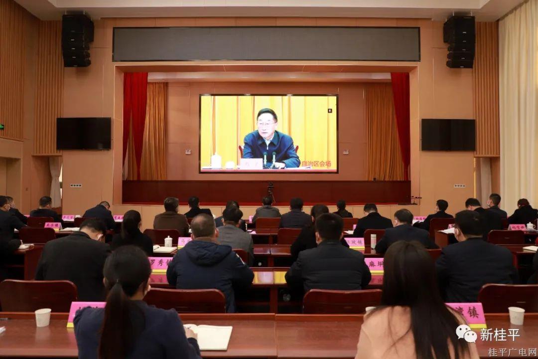 我市組織收聽收看自治區(qū)黨委自治區(qū)人民政府推動全區(qū)一季度經(jīng)濟工作部署會