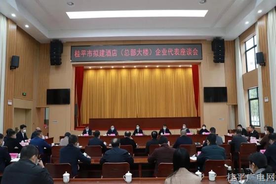桂平市召開擬建酒店（總部大樓）企業(yè)代表座談會(huì)