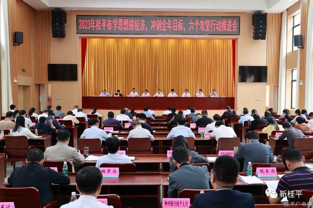 桂平市召開學(xué)思想拼經(jīng)濟 沖刺全年目標(biāo) 六個攻堅行動推進會