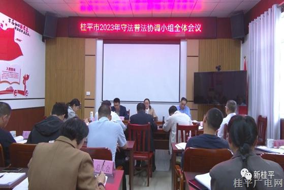 桂平市召開2023年守法普法協(xié)調(diào)小組全體會(huì)議