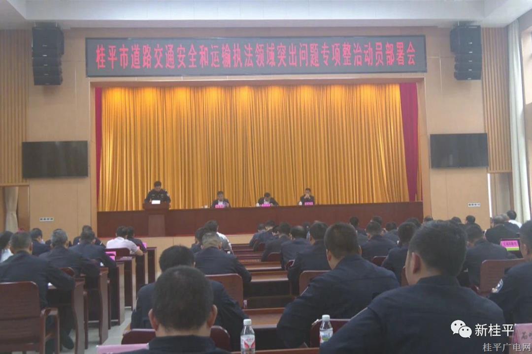 我市召開全市道路交通安全和運(yùn)輸執(zhí)法領(lǐng)域突出問(wèn)題專項(xiàng)整治動(dòng)員部署會(huì)