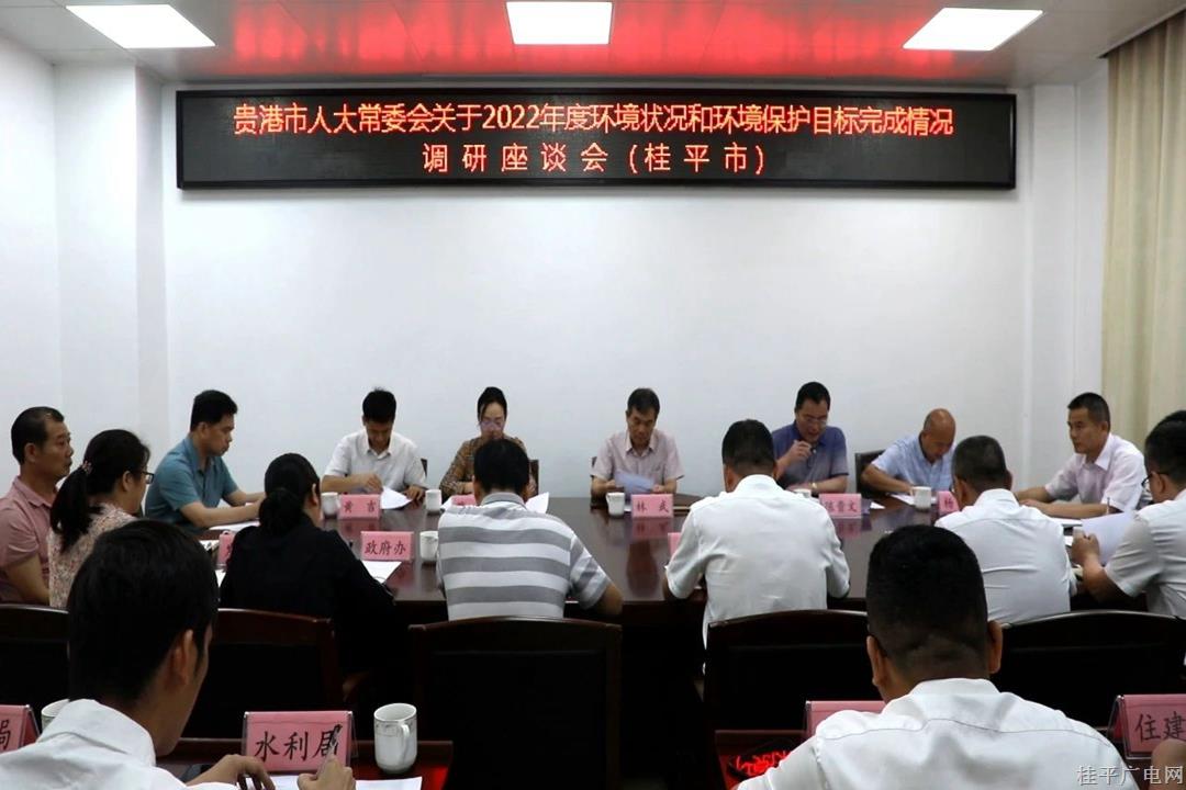 貴港市人大調(diào)研組到桂平市開展2022年度環(huán)境狀況和環(huán)境保護目標(biāo)完成情況調(diào)研工作