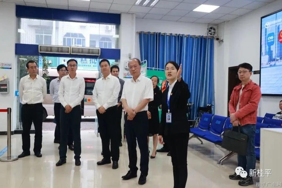 自治區(qū)副主席廖品琥到桂平市調(diào)研醫(yī)保工作