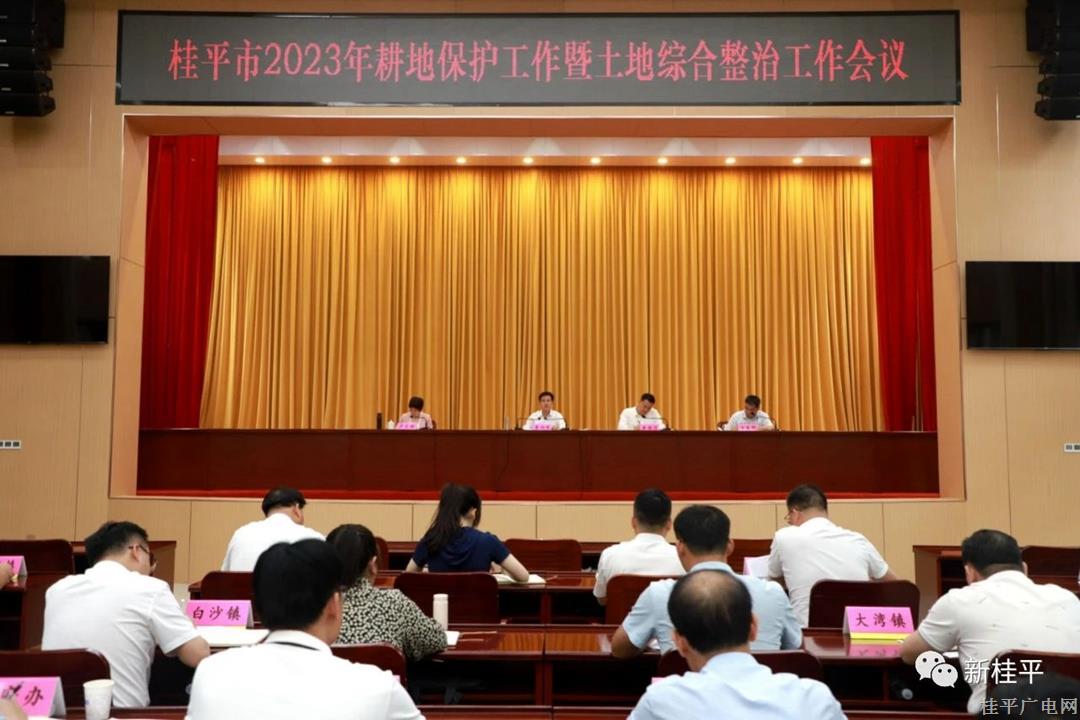 桂平市召開2023年耕地保護工作暨土地綜合整治工作會議 黃創(chuàng)優(yōu)黃德佳出席