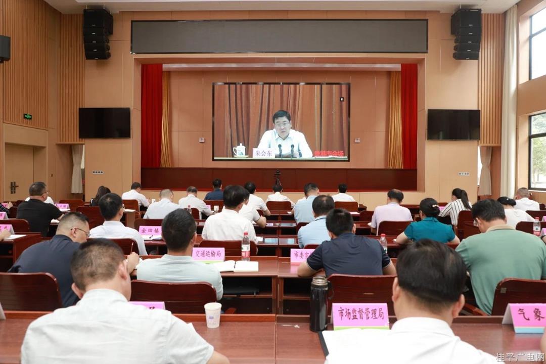 桂平市組織參加貴港市重大事故隱患專項(xiàng)排查整治2023行動(dòng)動(dòng)員部署電視電話會(huì)議