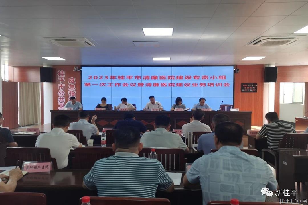 桂平市衛(wèi)生健康局召開2023年清廉醫(yī)院建設(shè)專責小組第一次工作會議暨清廉醫(yī)院建設(shè)業(yè)務(wù)培訓(xùn)