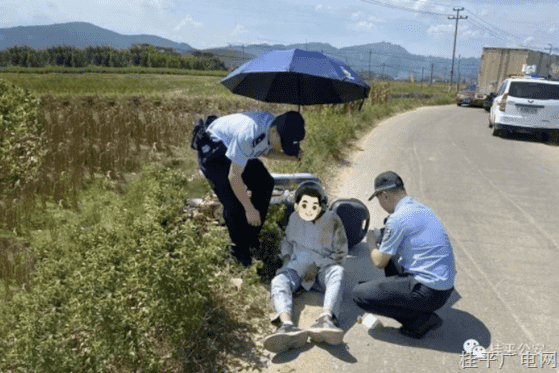 高溫“遇警”,，桂平公安守護(hù)正當(dāng)“夏”！