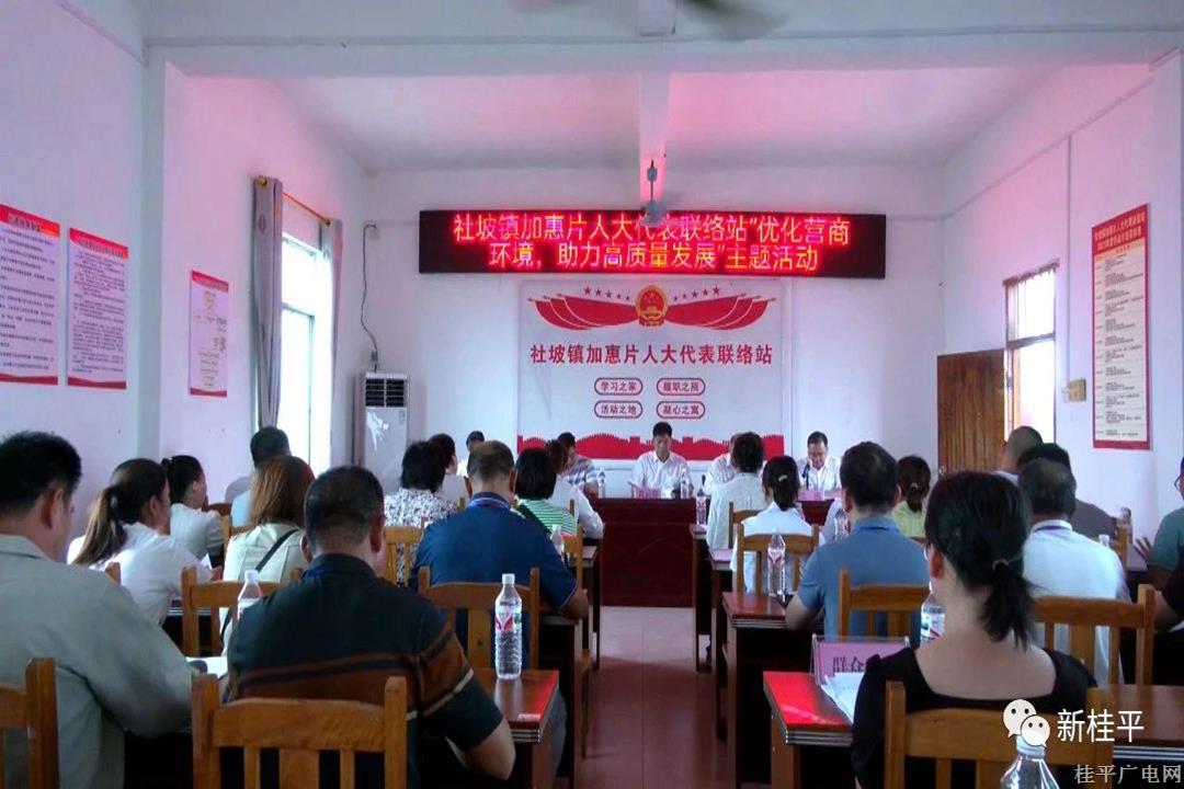 貴港市領(lǐng)導(dǎo)到桂平市開展人大代表進站履職活動