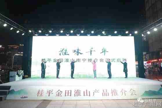 桂平市金田淮山產(chǎn)品推介會在南寧市成功舉辦