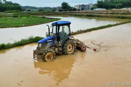 白沙鎮(zhèn)思建村土地綜合整治項目春耕播種進行中