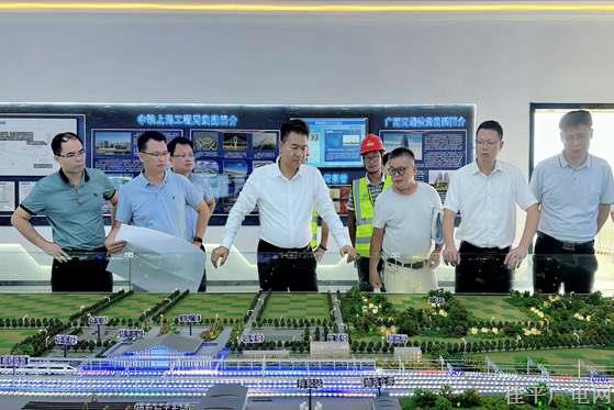 黃德佳到江口金田檢查項(xiàng)目工程建設(shè)和防汛工作